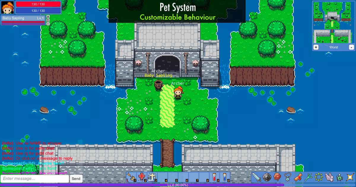 uMMORPG 2D Definitive Edition - MMORPG Engine
