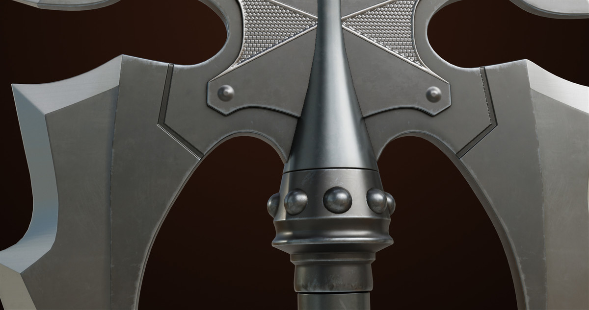 Battle Axe 03 URP HDRP Textures