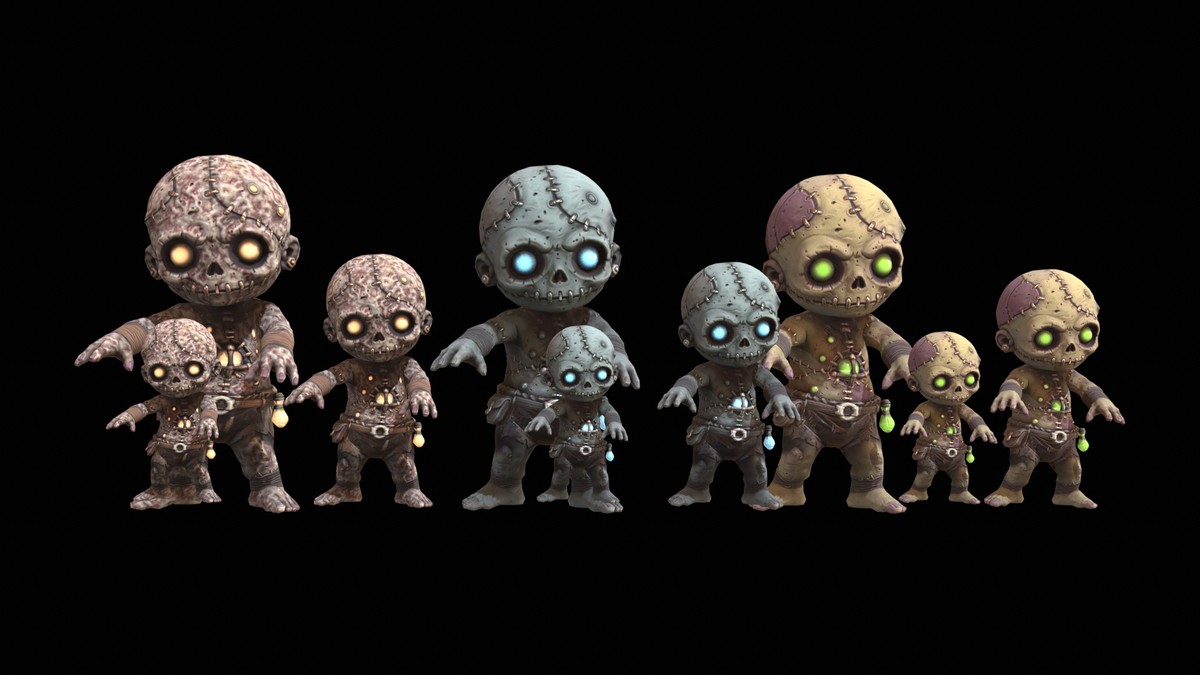 Chibi Necro Zombie Boy