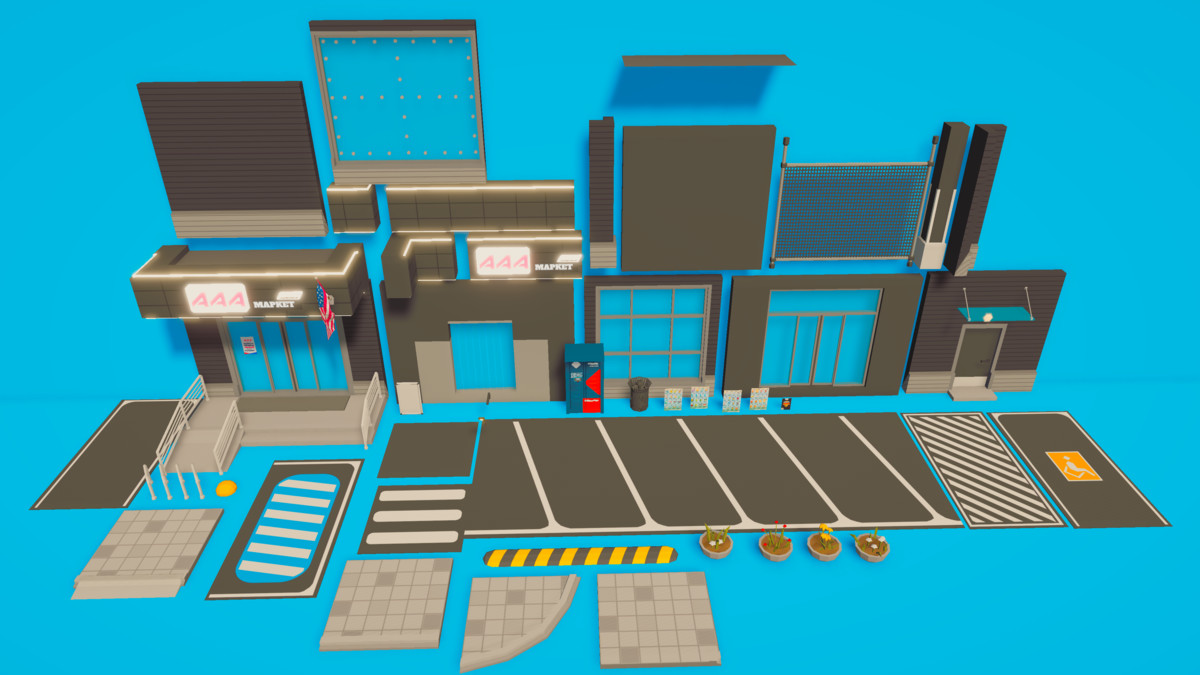 Low Poly Mini Market