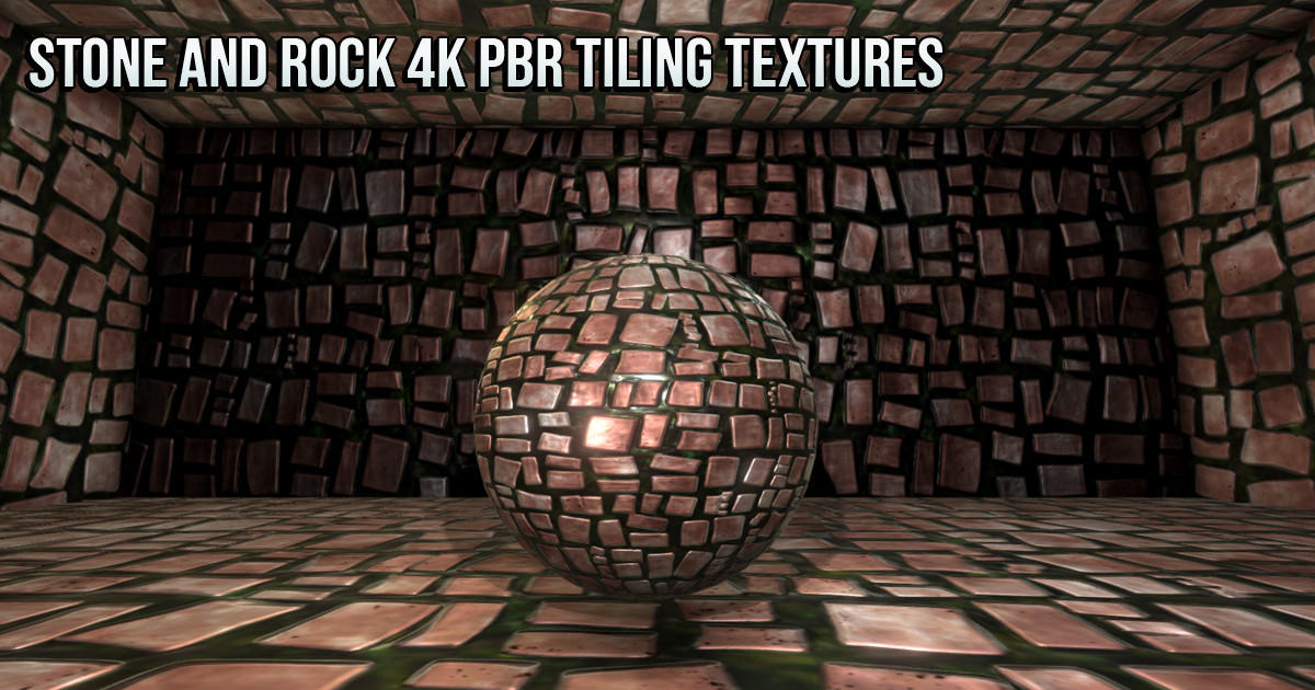 21 Stone and Rock 4K PBR Tiling Textures Collection