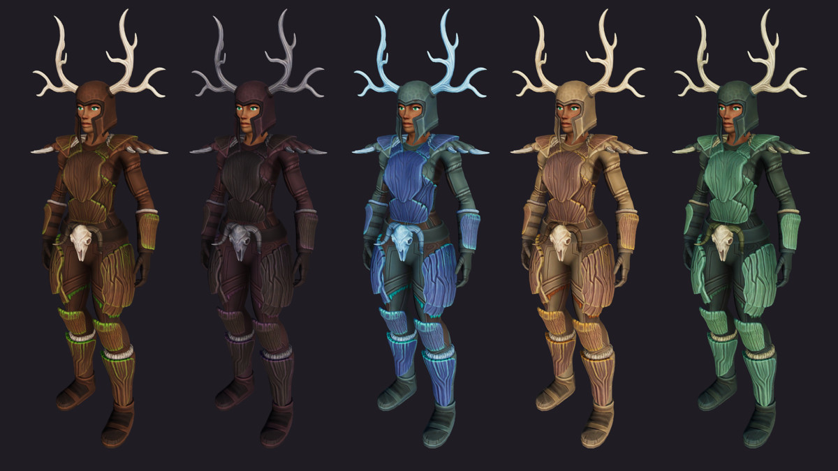 Character & Armor Bundle for Stylized Fantasy RPG