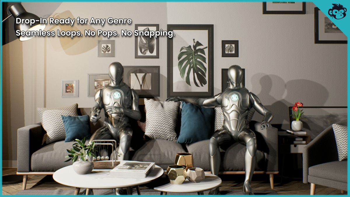 Sitting NPC Animation Pack