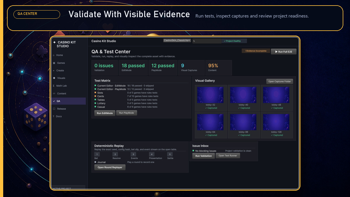 Complete Casino Kit - 31 Games, Meta Systems & Editor Tools