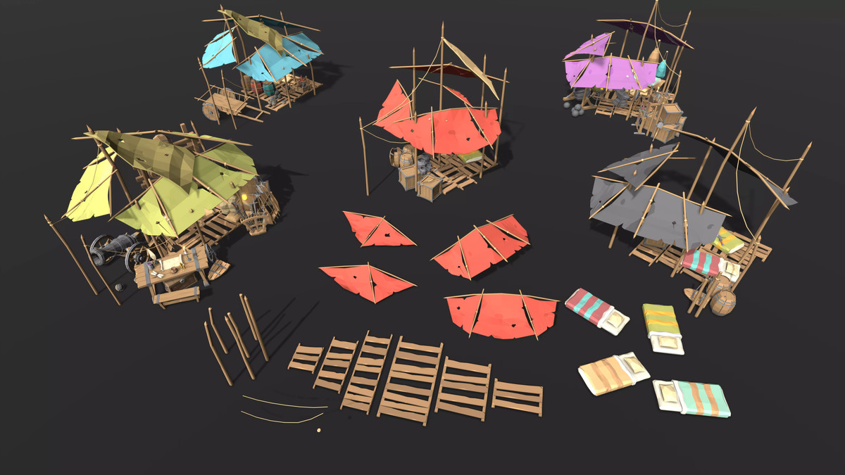 STYLIZED Low Poly Fantasy Bundle Vol. 2