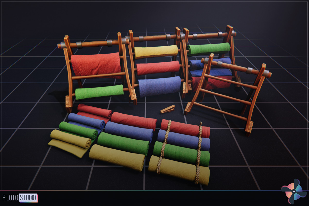 Mega Stylized PBR Environment Pack +500 Assets - Modular Houses, Water Shader