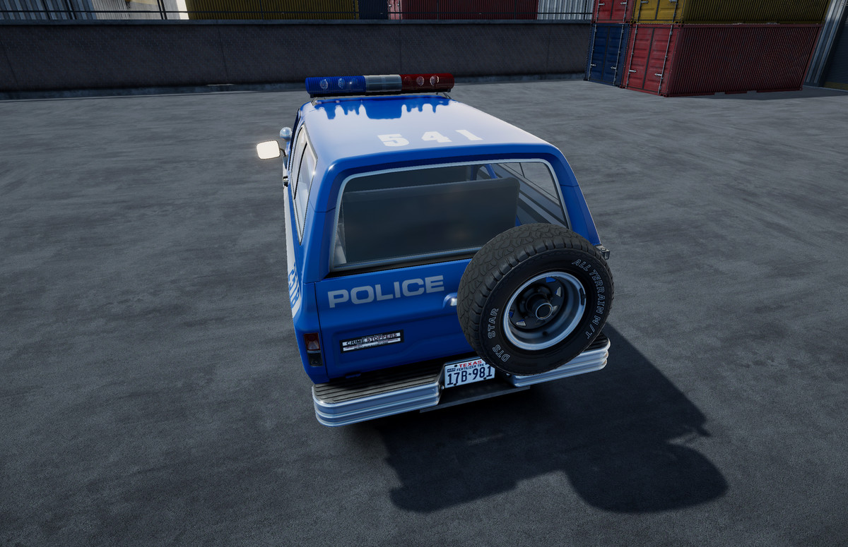 80s Offroad police car