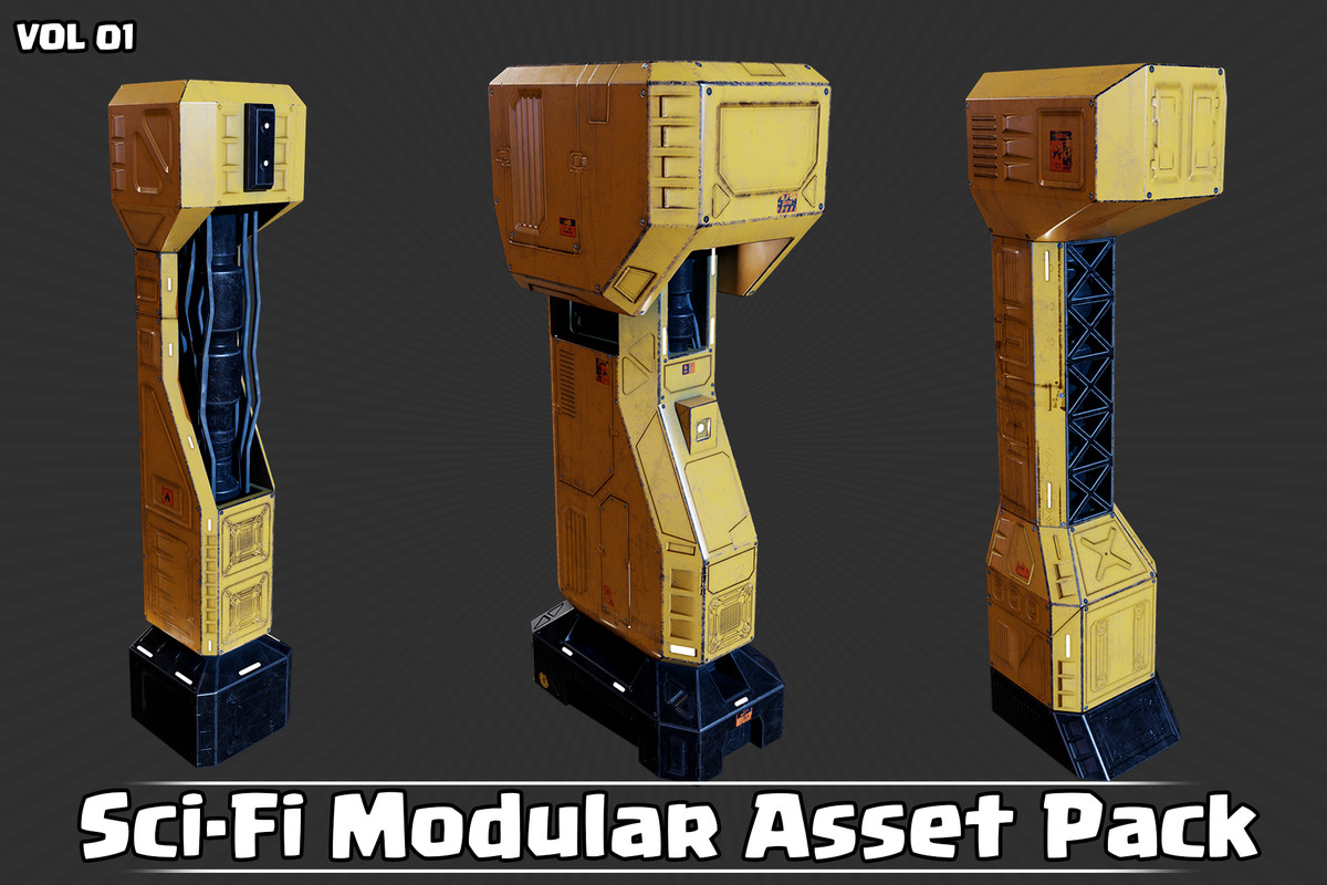 Sci-Fi Modular Assets