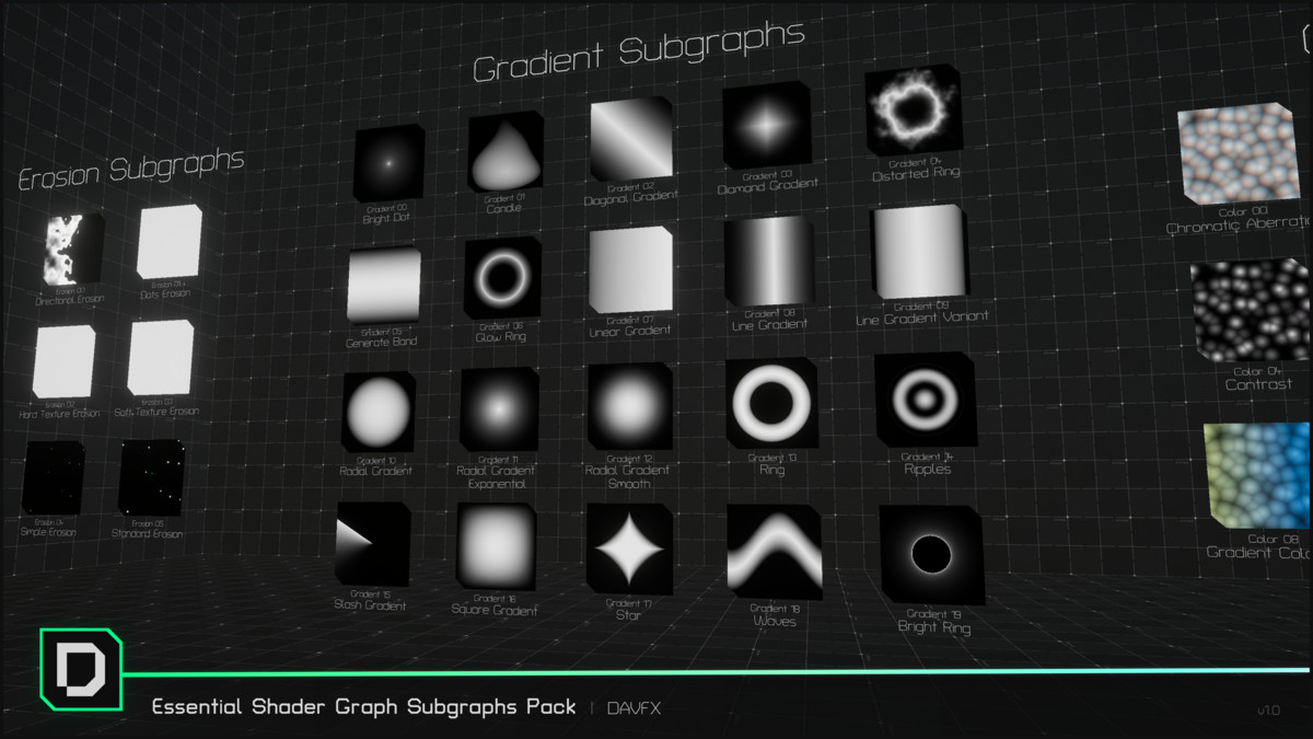 Shader Graph Essential Subgraph Pack