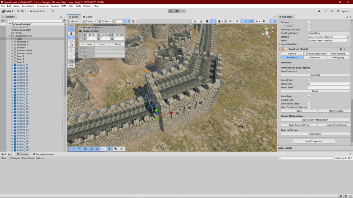 Town Generator | Construct Tool | Spawner
