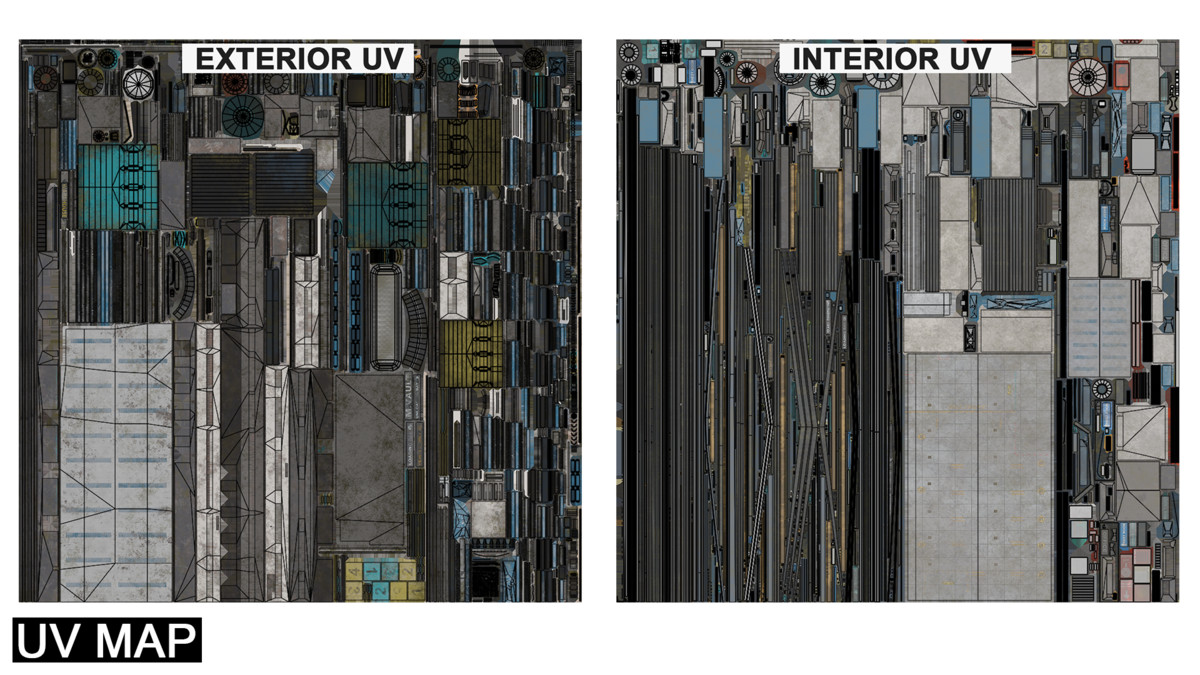 Old Abandoned Warehouse Interior And Exterior URP HDRP Textures