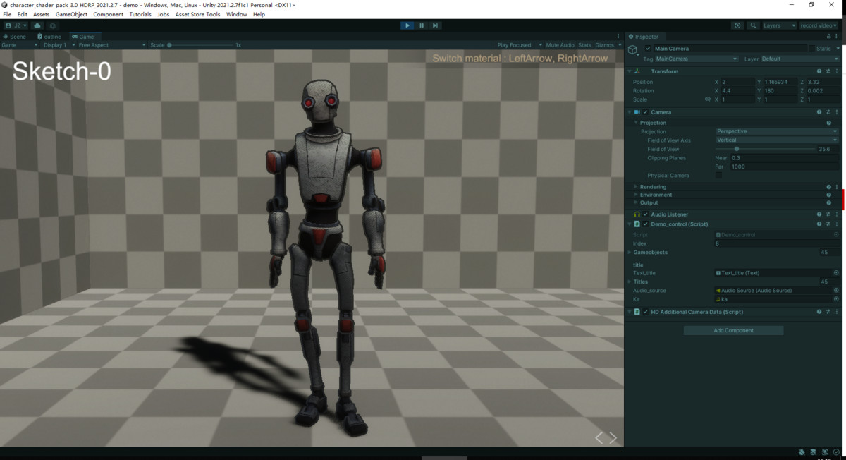 Character Shader Pack 3.0 - HDRP