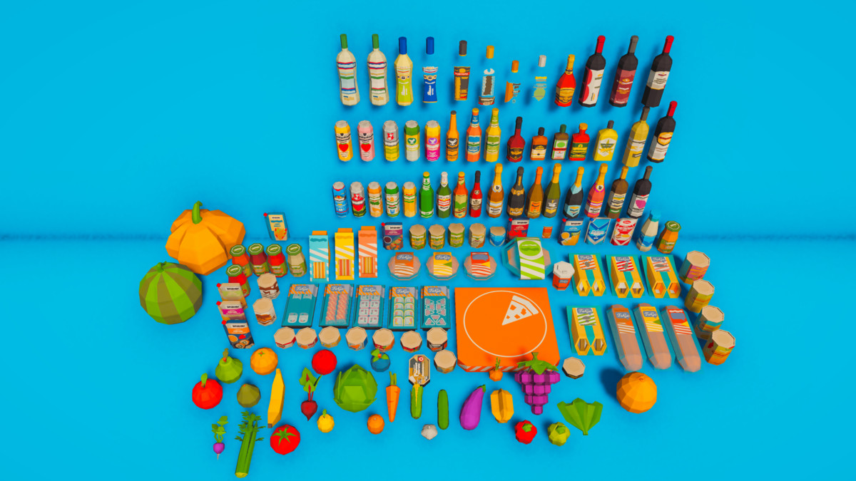 Low Poly Mini Market