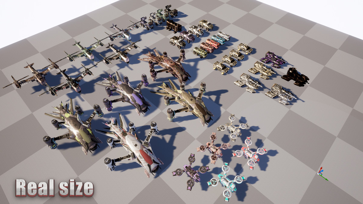 Sci-Fi Transports pack