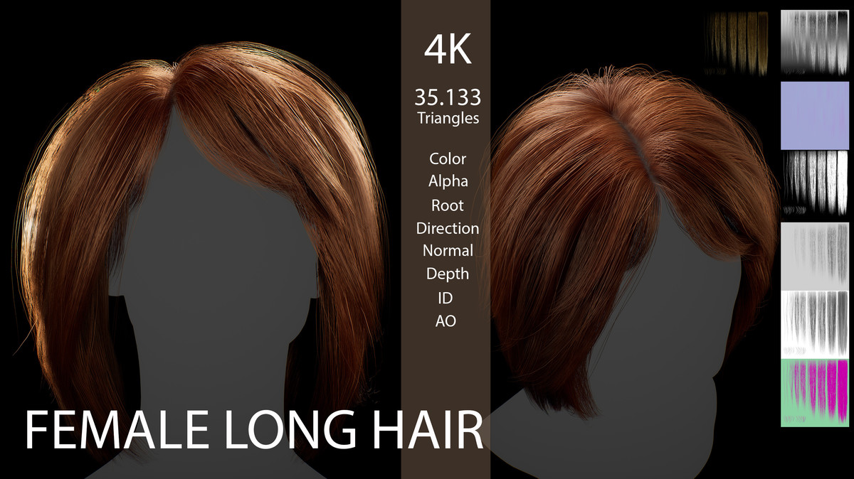 Essential Real-Time Hair Pack – Game-Ready Hairstyles for Unity