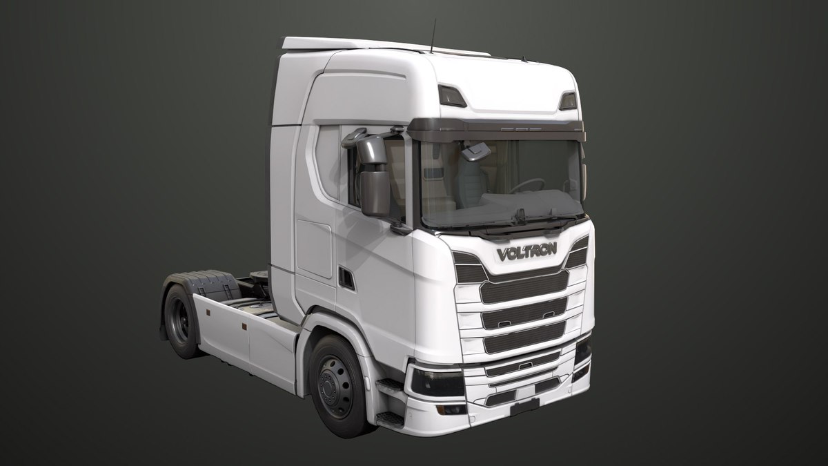 Heavy Truck Chassis 06 Interior URP HDRP Textures