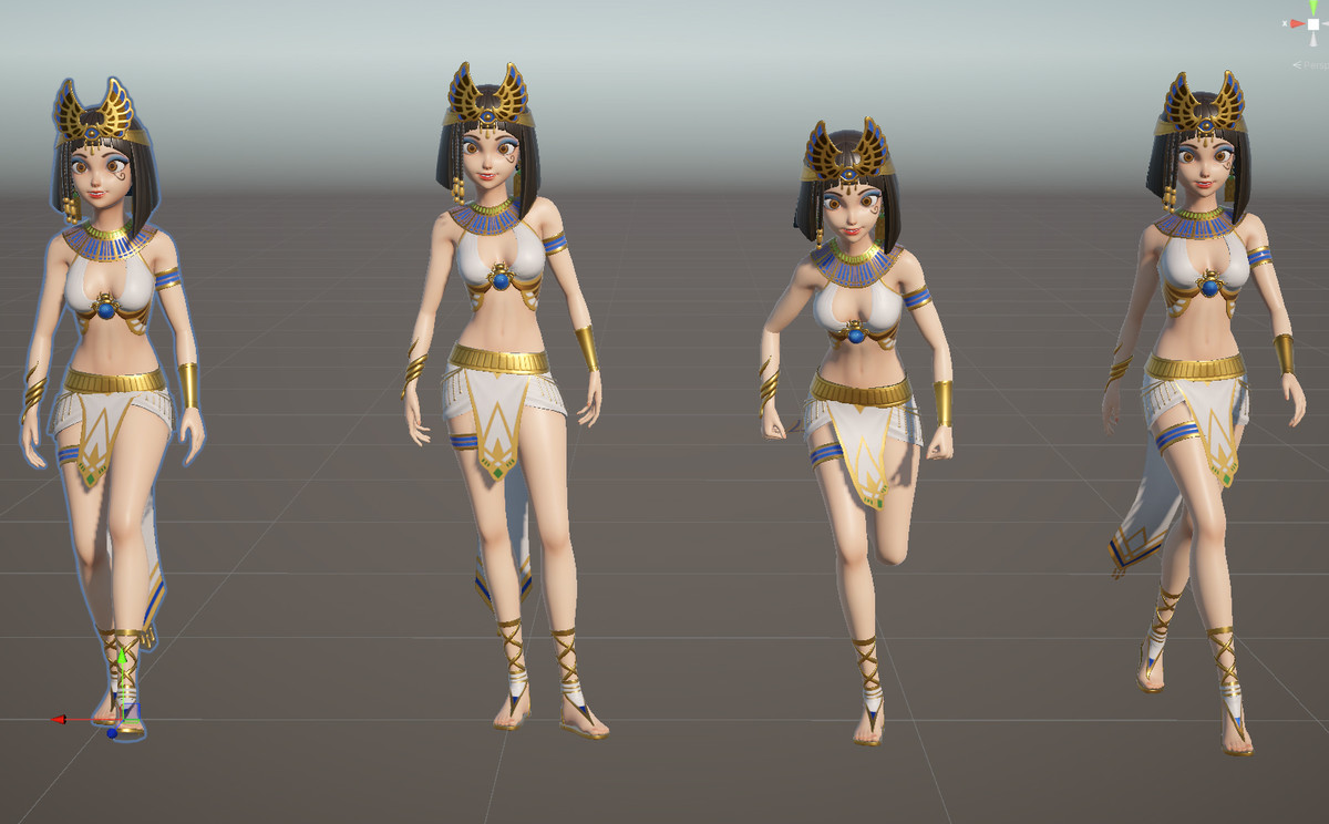 HQ Egyptian Queen(well-proportioned figure)-Animation