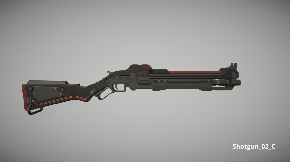 Cyberpunk Armory - Low Poly