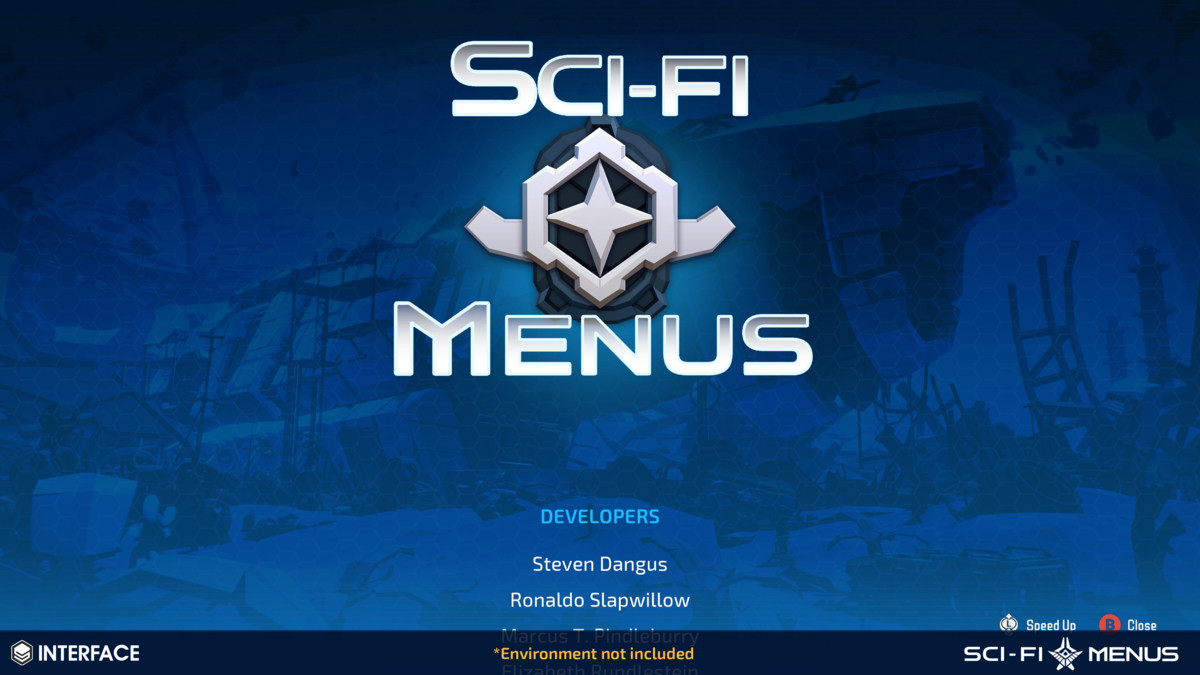 Sci-Fi Menus - Synty INTERFACE - GUI