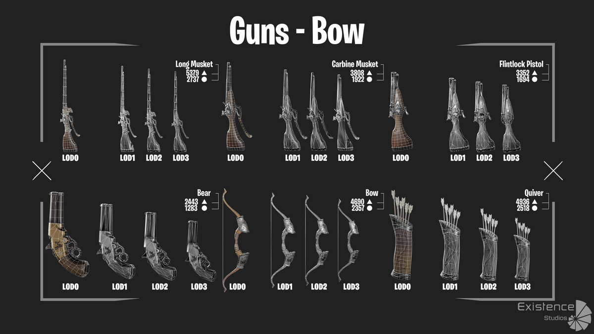 30 in 1 - Weapon Props Bundle - Stylized Fantasy Pack