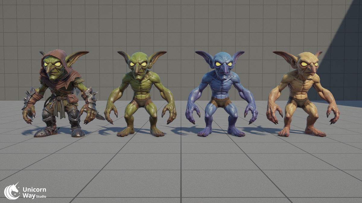 Stylized Goblin Modular Outfit