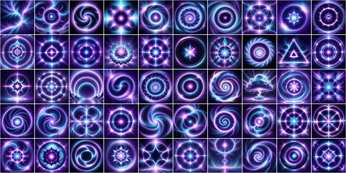 Soft Light Magic Spell Icons Super Bundle1