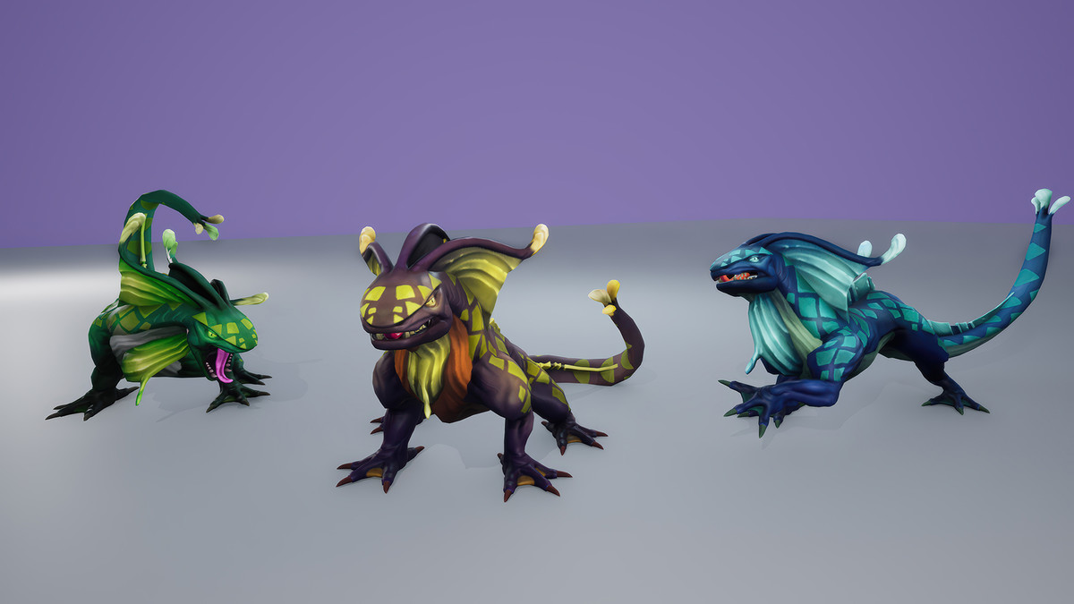 Stylized Swamp Creatures