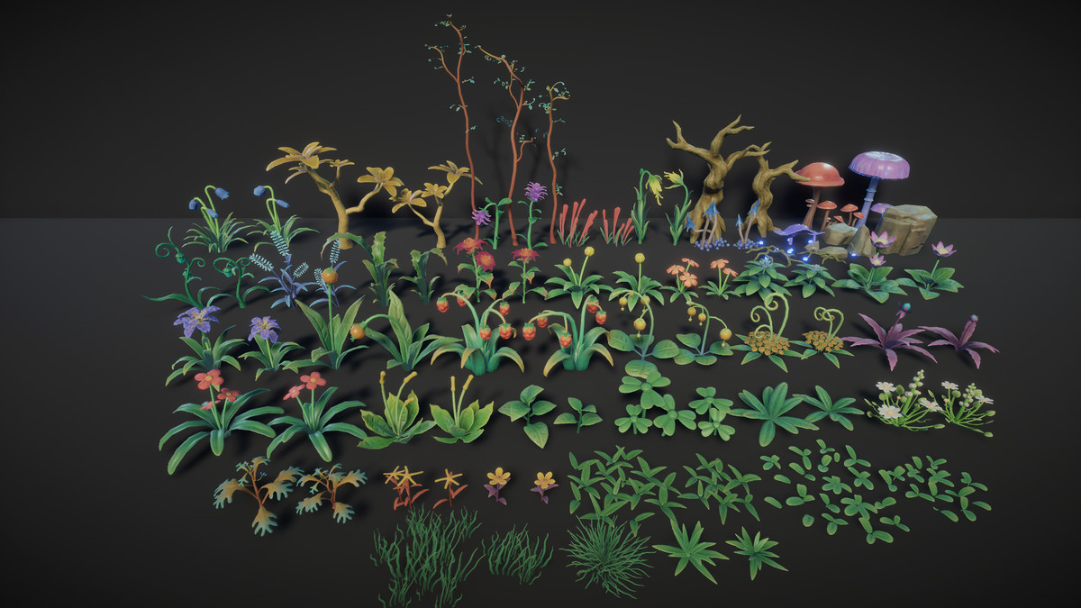 Stylized Fantasy Flora