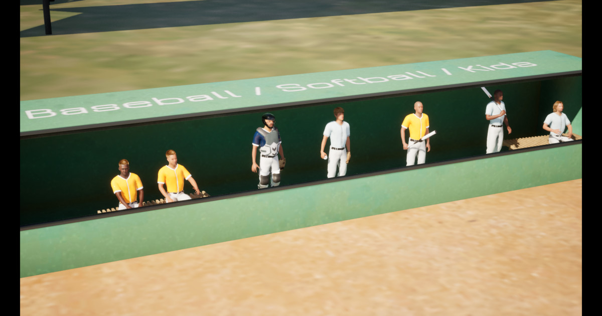 Baseball & Softball Animation Pack - Characters Included (1900+ Animations)