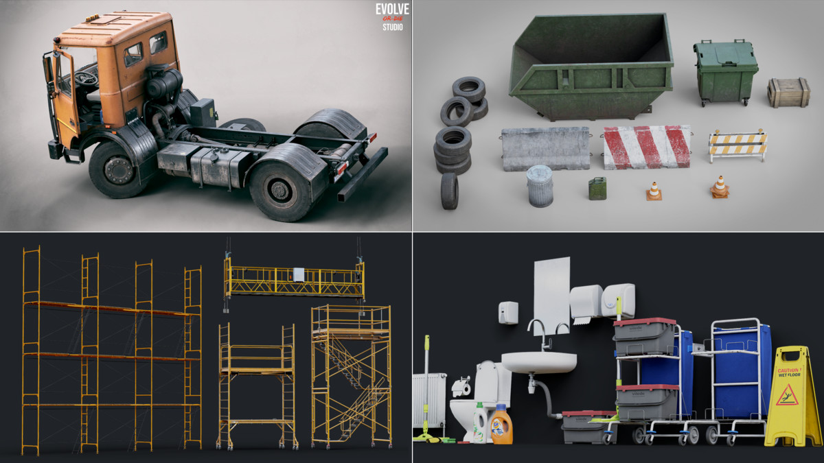 Industrial Props Equipment Mega Bundle