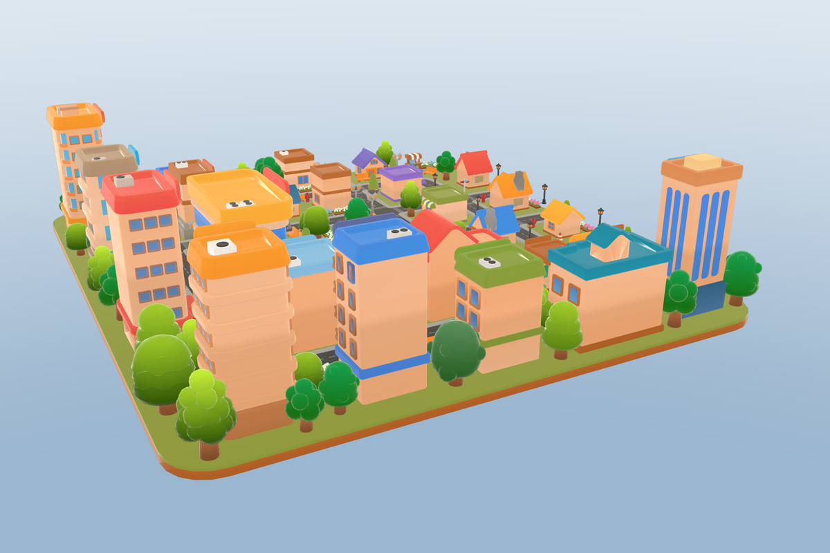 Cozy City - Chibi Stylized City Buildings 03