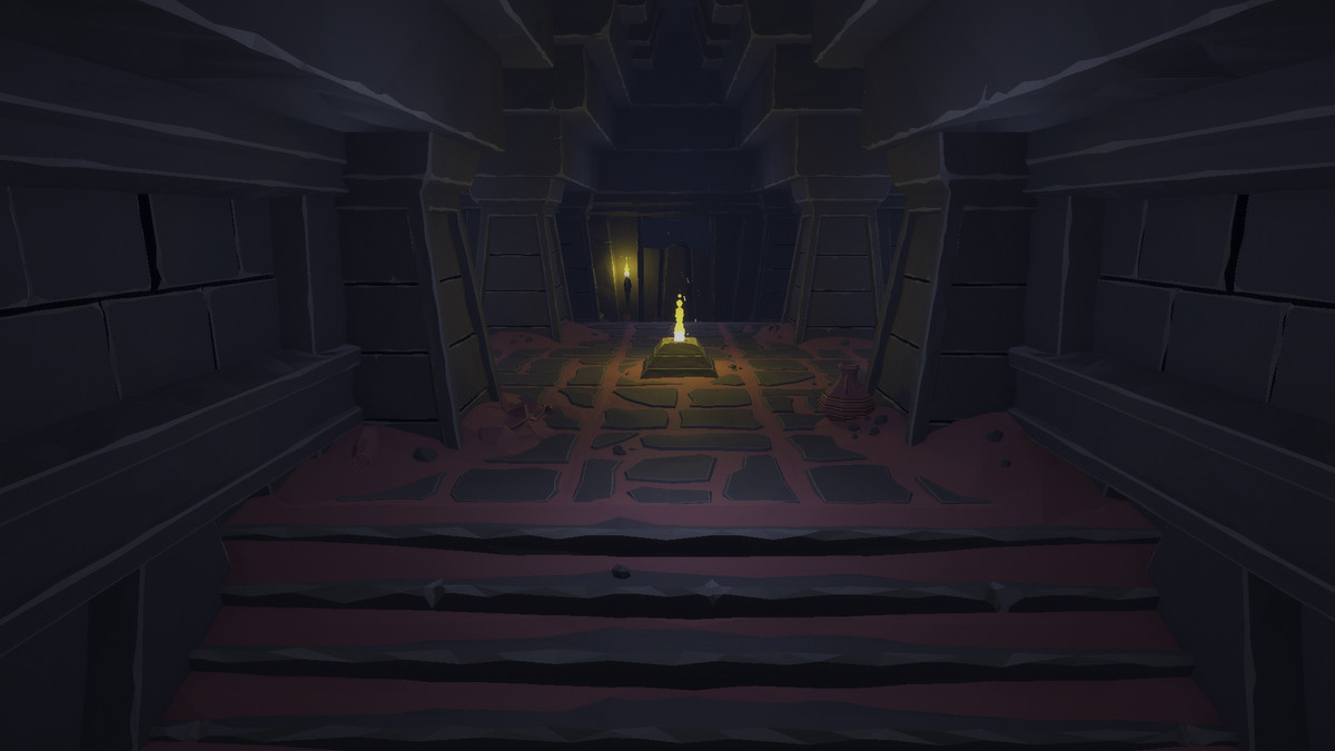 Low Poly Style Desert Dungeon