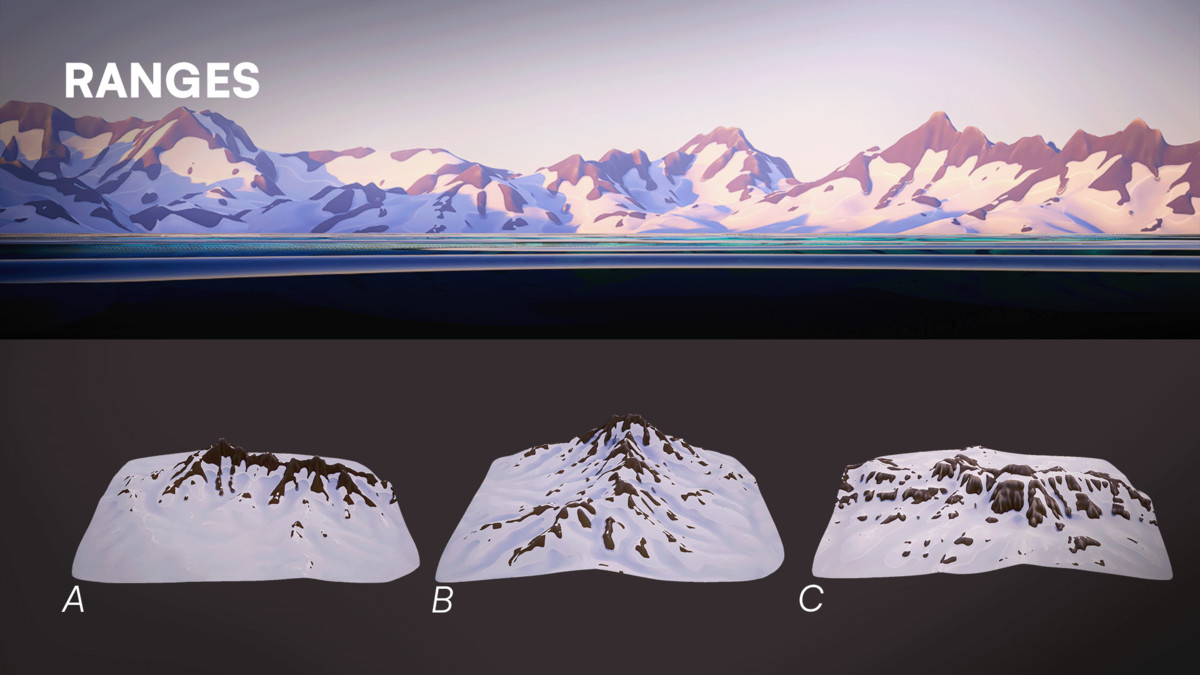 Arctic Landscape Cartoon