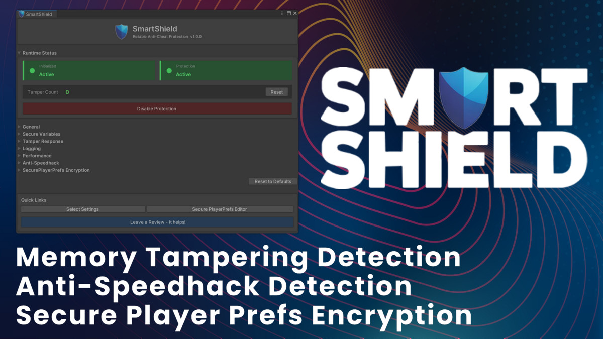 SmartShield - Reliable Anti-Cheat & Data Protection