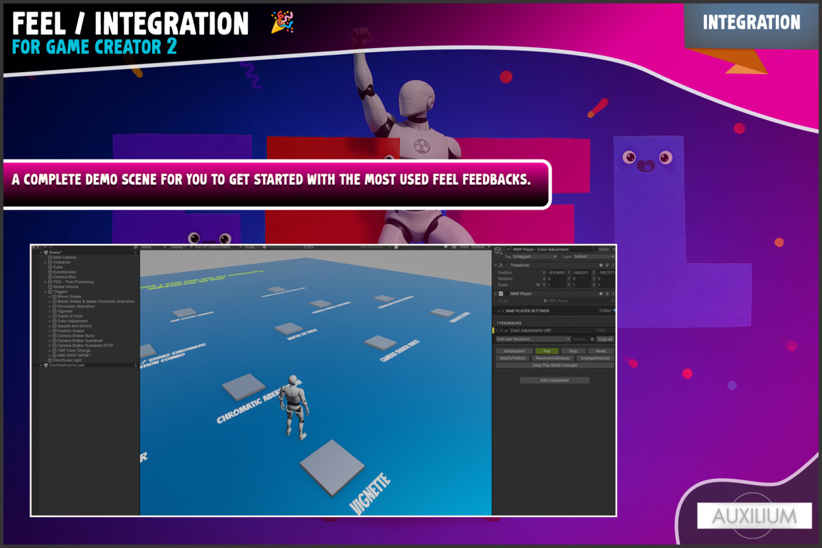 FEEL Integration | Game Creator 2