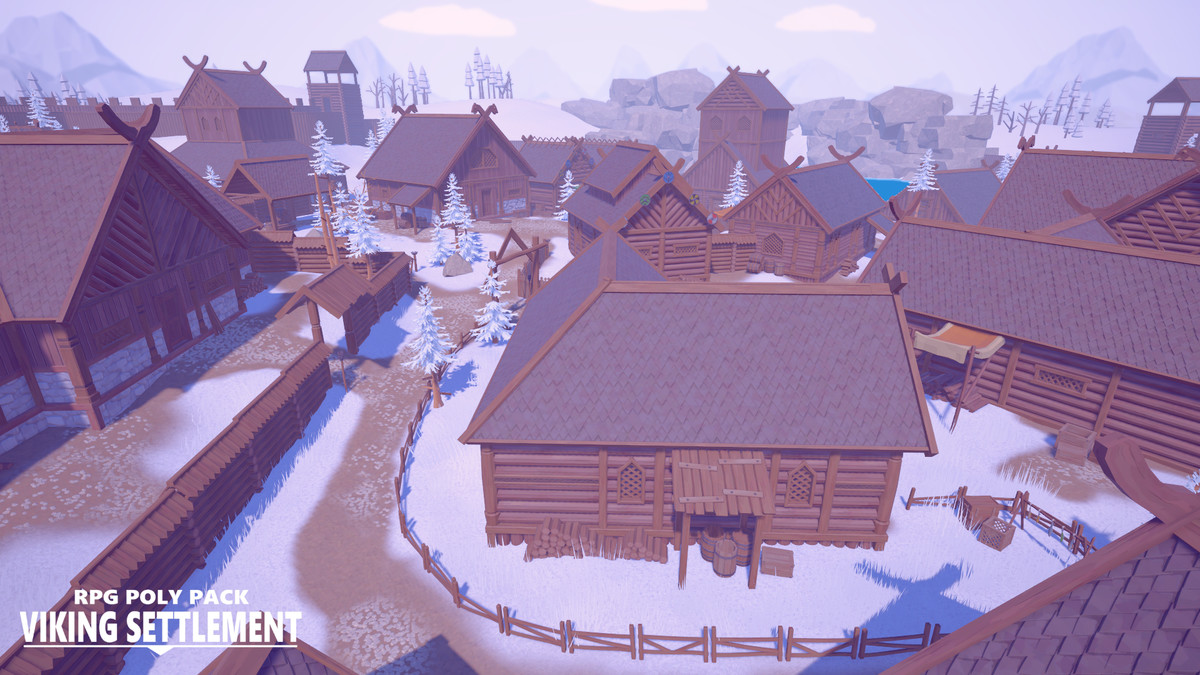 RPG Poly Pack - Viking Settlement