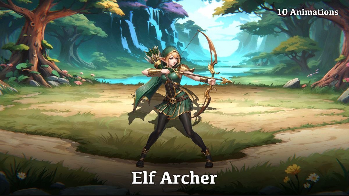 Elven Alliance - Animated 2D Character Pack (Spine 2d)