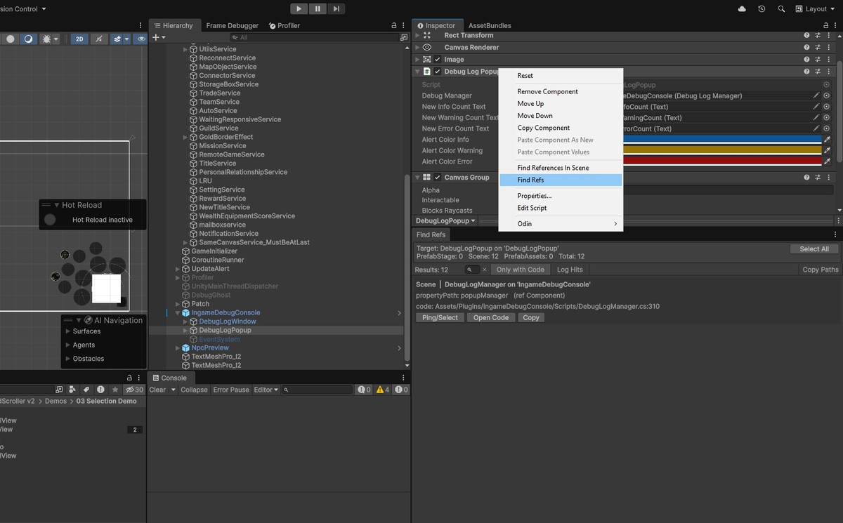 Component Reference Finder