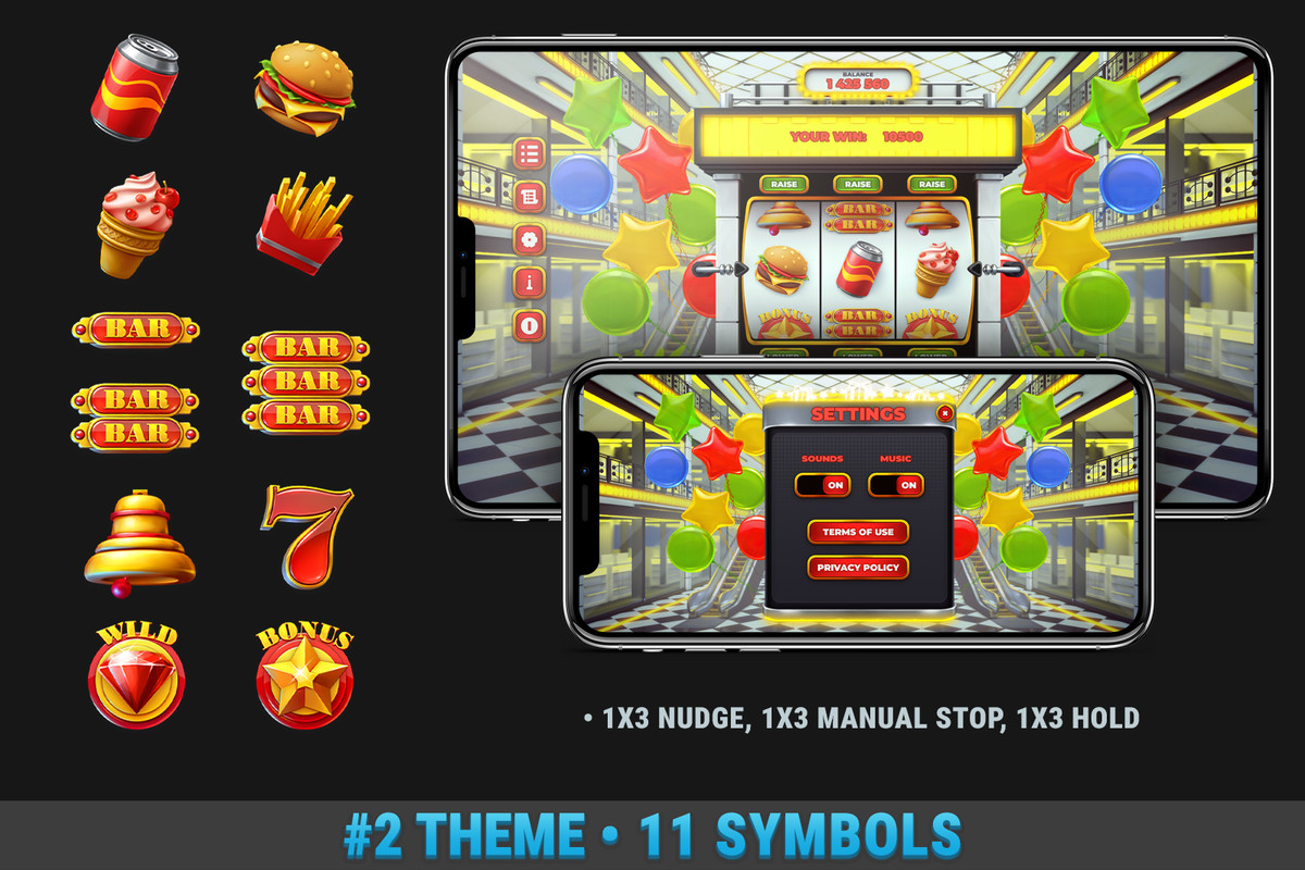 MK Casino Kit • Realistic Slot Machine Template