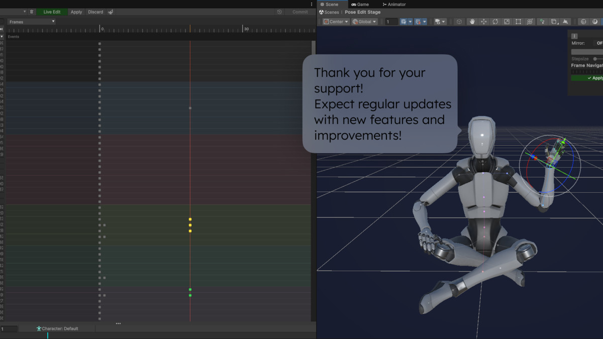 Animation Workbench Pro - Edit, Pose & Preview Animations