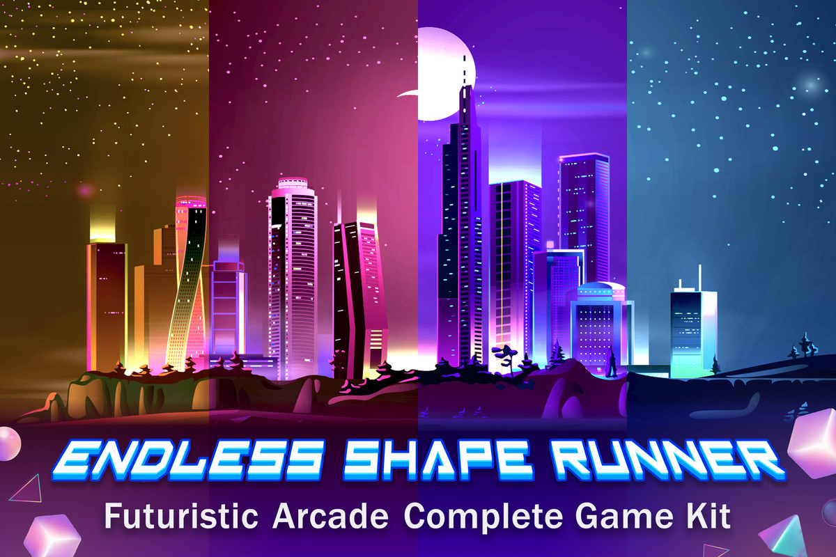 Shape Rush - 3D Endless Runner Complete Game Template