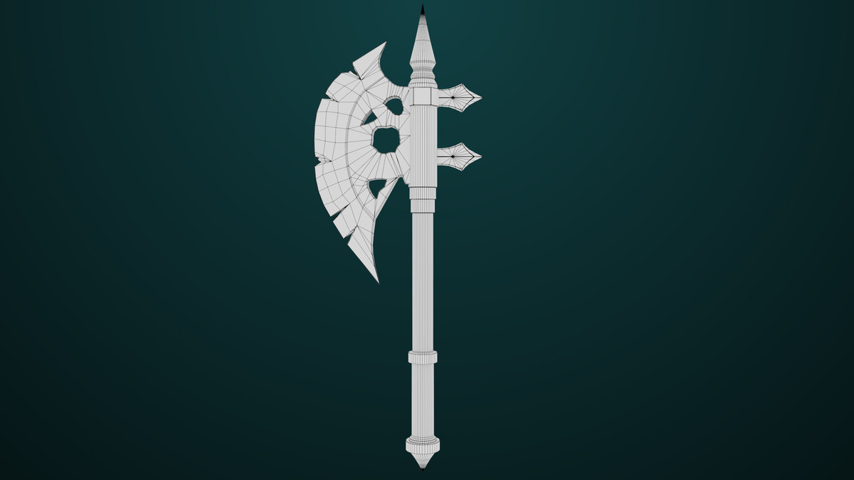 Battle Axe 16 URP HDRP Textures