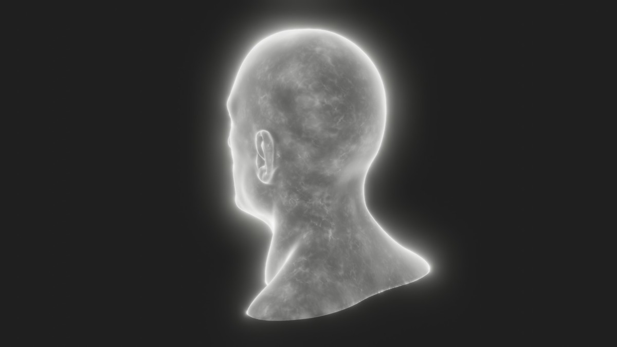 Ghostly Male Female Heads 3D Model Pack - Animated, Blend Shapes
