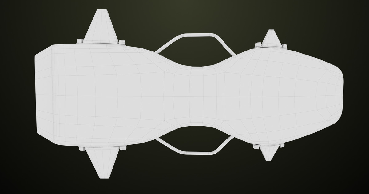 Sci Fi Hoverboard 7 URP HDRP Textures