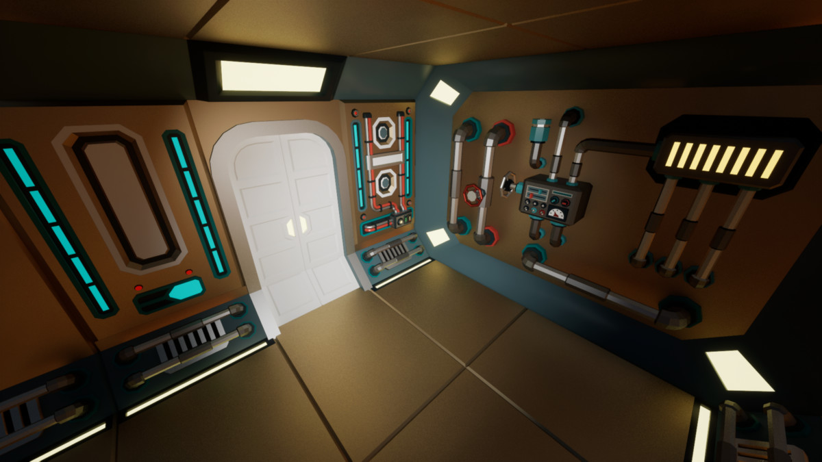 Sci-Fi Planetary Outpost: Ultimate Modular Construction Kit, low-poly stylized