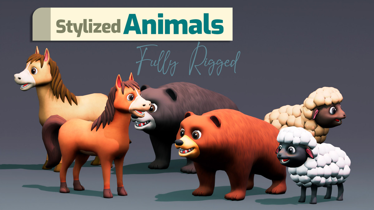 Stylized Animated Animals 1