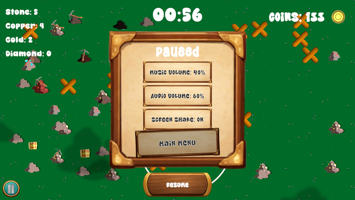 Incremental Node Mining 2D Template Full Game Example