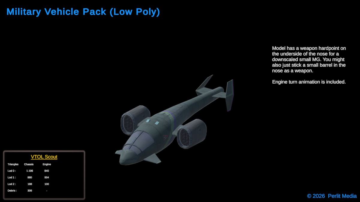 3D Military Vehicle Pack (LowPoly)