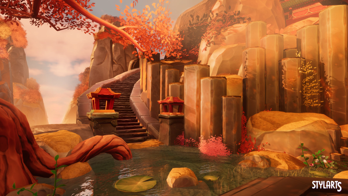 Stylized Chinese Lost Temple