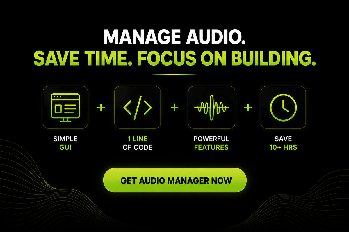 Audio Manager – Lightweight & Powerful